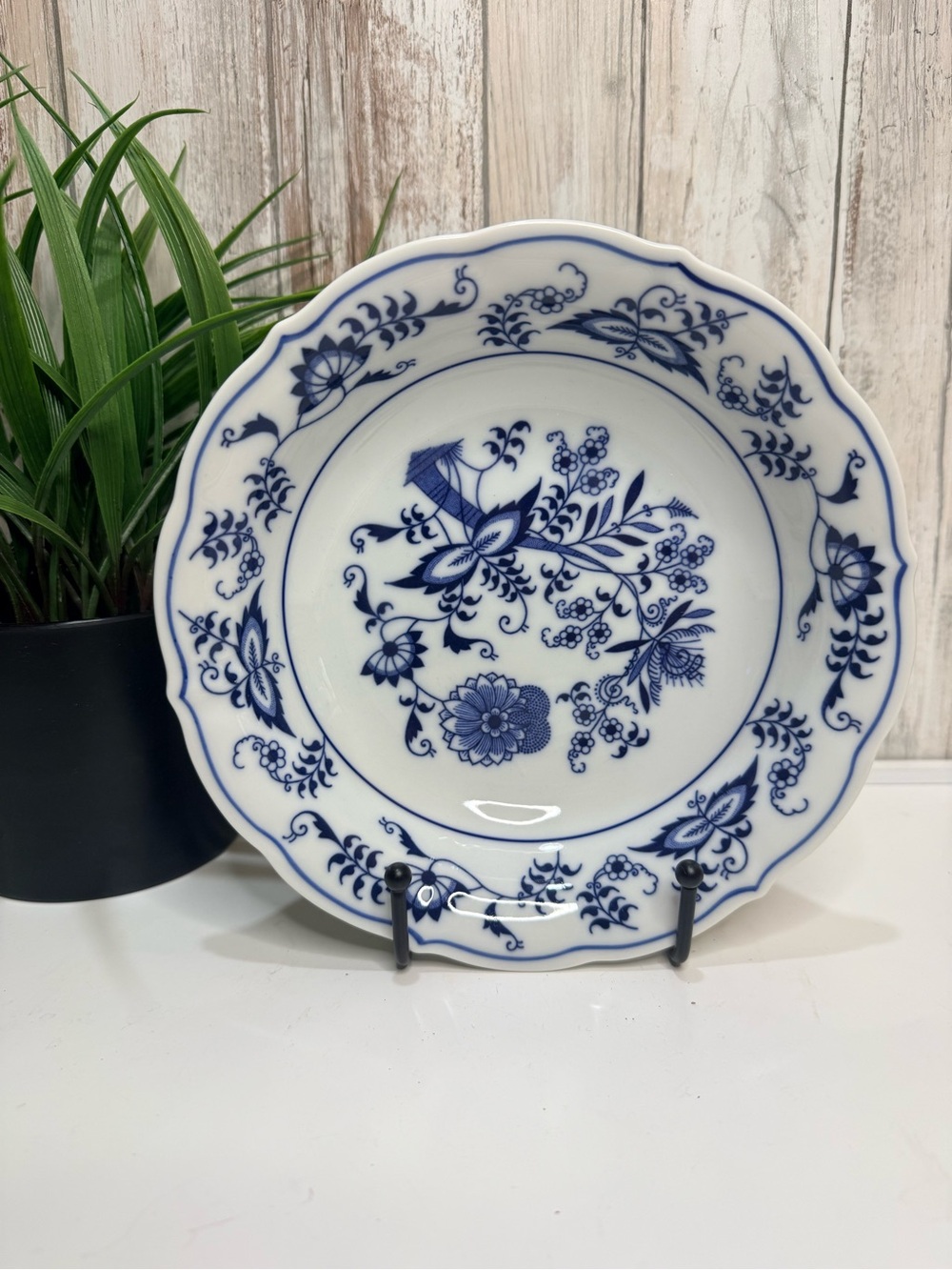 7.5” Coupe Soup Bowl Vintage Blue Danube